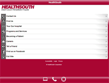 Tablet Screenshot of healthsouthdesertcanyon.com